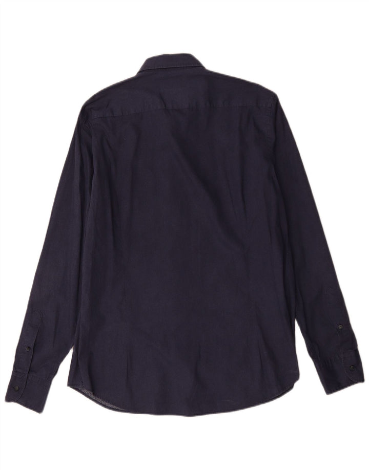 Massimo Dutti herreskjorte stor marineblå