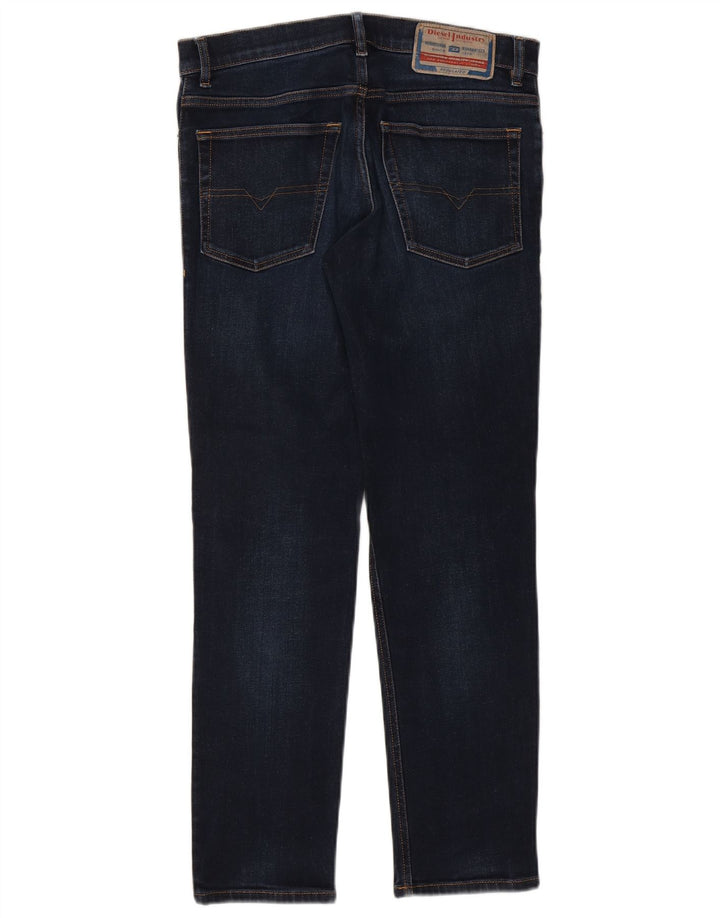 Diesel Dame Slim Jeans W30 L30 Marineblå Bomuld