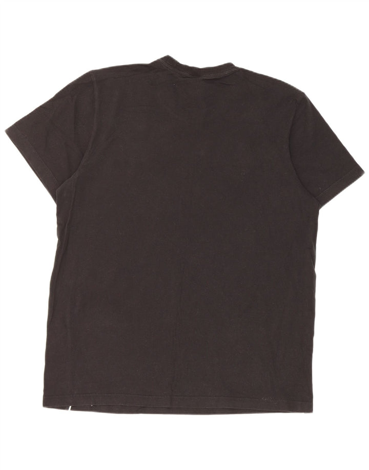 Adidas Herre T-Shirt Top Stor Sort Bomuld
