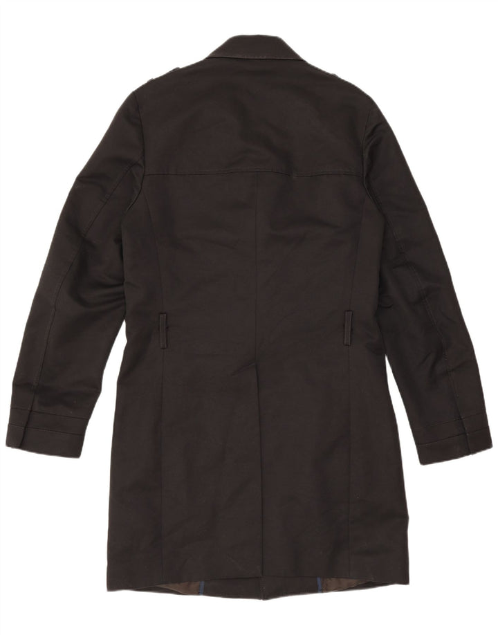 Gazzarrini Trench Coat til mænd IT 50 Medium Sort Bomuld