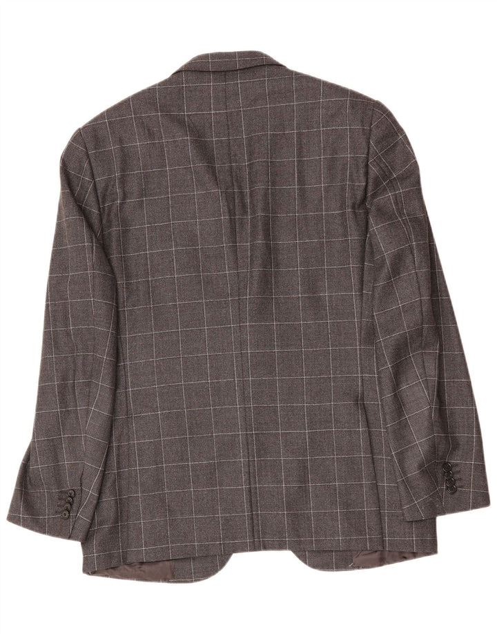 CORNELIANI Herre 2-knaps blazerjakke IT 50 Large Grey Ternet Virgin Wool