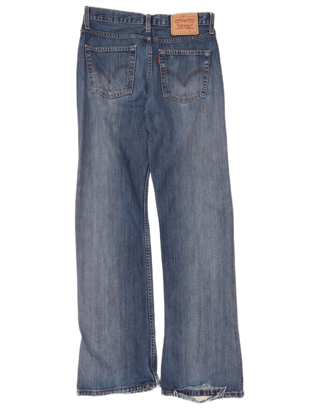 Levi's Dame 518 Bootcut Jeans W32 L34 Blå