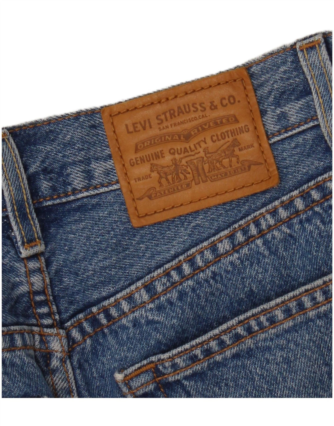Levi's denimnederdel til kvinder W25 XS blå bomuld
