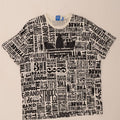 ADIDAS Mens Graphic T-Shirt Top XL White Cotton