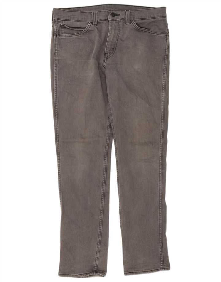 Levi's Herre 511 Slim Jeans W34 L32 Grå Bomuld