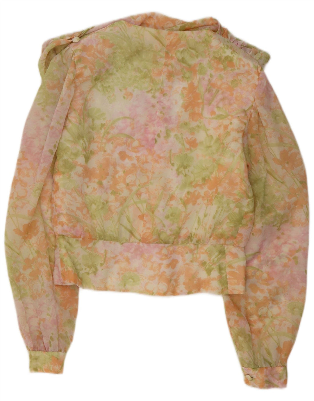 Vintage Kvinders 2-delt nederdel Sæt UK 14 Medium W30 Multicolored Floral