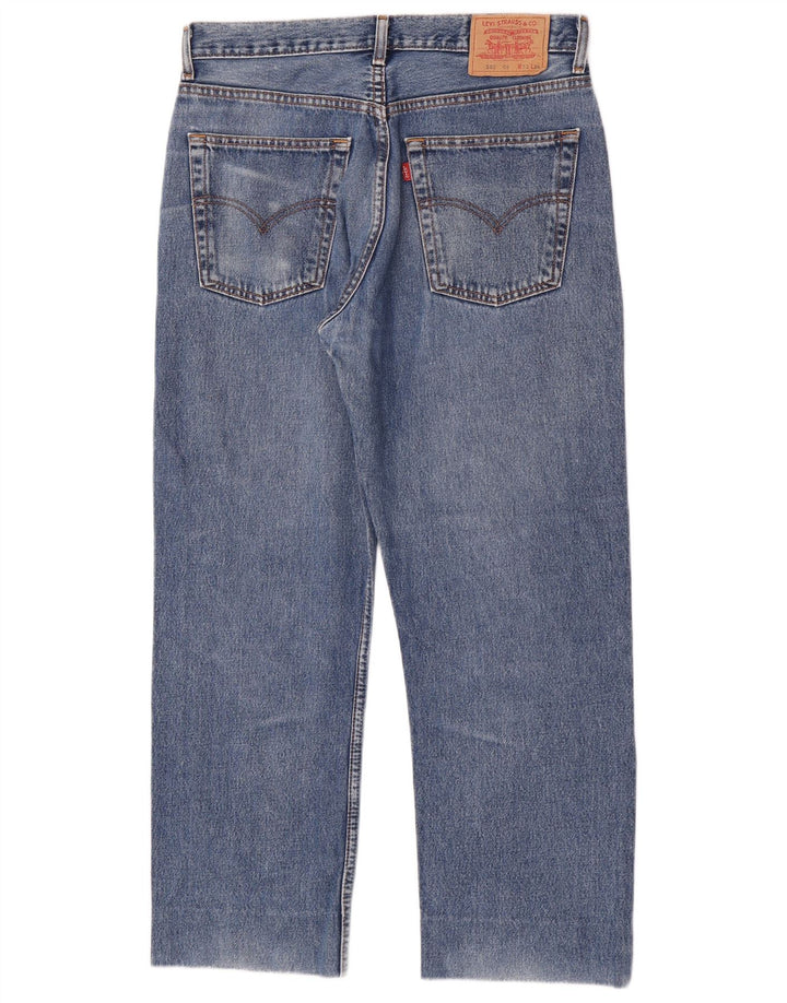 Levi's Herre 582 Straight Jeans W33 L28 Blå Bomuld