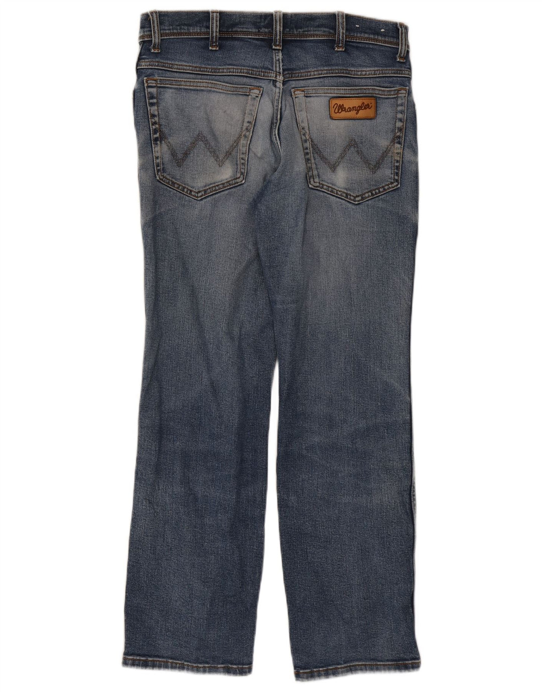 Wrangler Herre Texas Straight Jeans W32 L30 Blå Bomuld