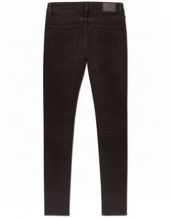 Levi's Dame 721 Skinny Jeans med høj talje W27 L27 Sort Bomuld