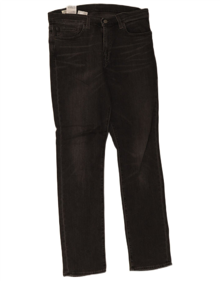 Levi's Herre 511 Slim Jeans W32 L32 Sort Bomuld