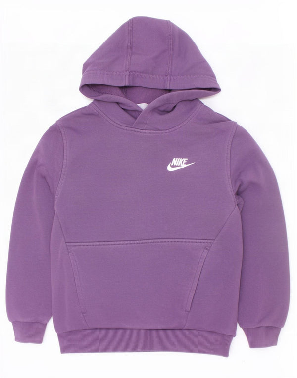 Nike hættetrøje til piger 6-7 år XS Lilla bomuld