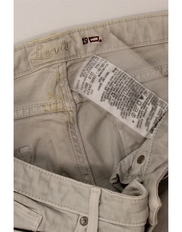 Levi's Skinny Jeans til kvinder W29 L34 Grå bomuld