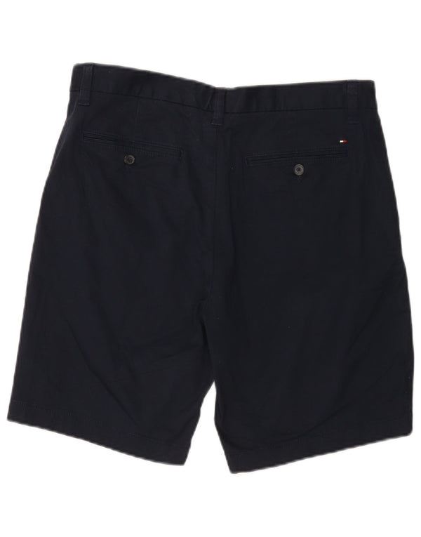 Tommy Hilfiger Herre Chino Shorts W33 Medium Marineblå Bomuld