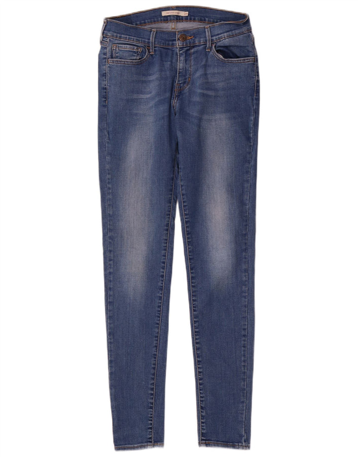 Levi's Dame 710 Super Skinny Jeans W29 L32 Blå Bomuld