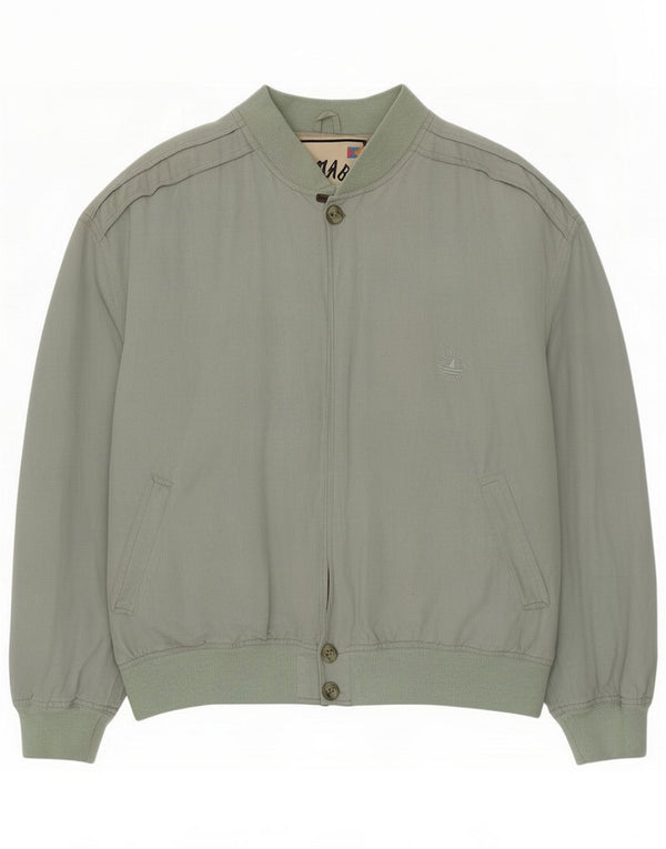 Navigare Mens Bomber Jacket UK 40 Large Green