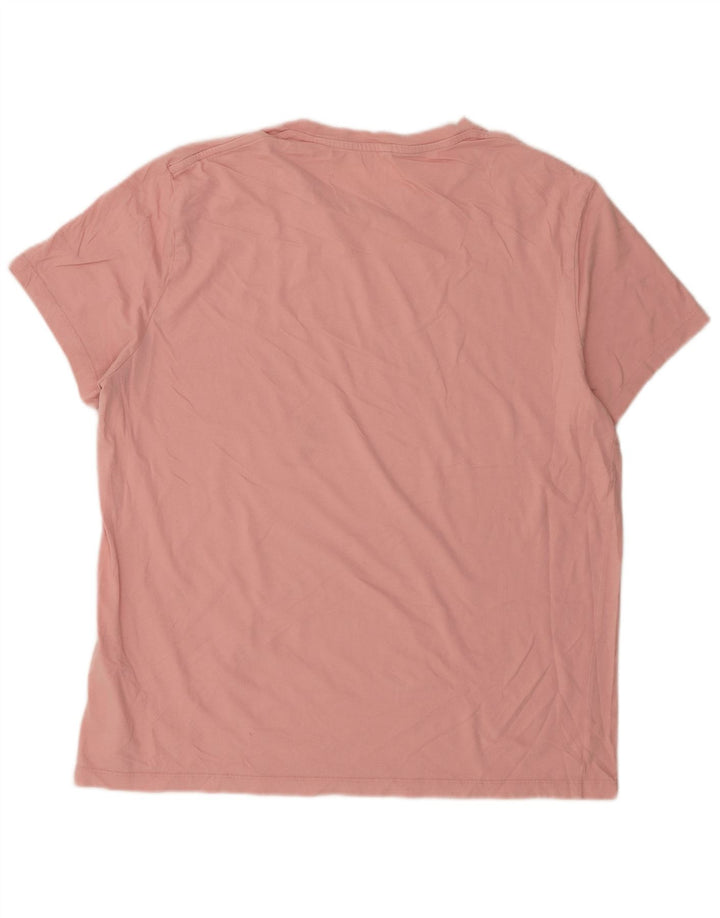 JACK WILLS Herre T-Shirt Top XL Pink Bomuld