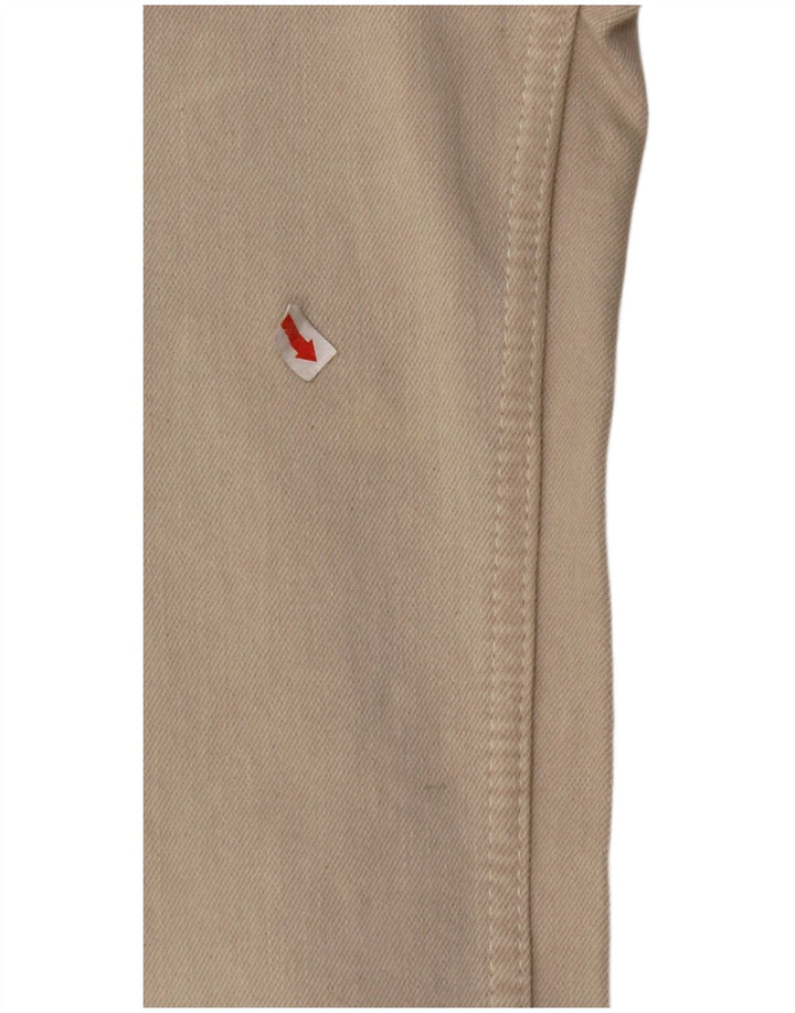 ZARA Womens The Marine Jeans med høj talje og brede ben EU 34 2XS W24 L29 Beige