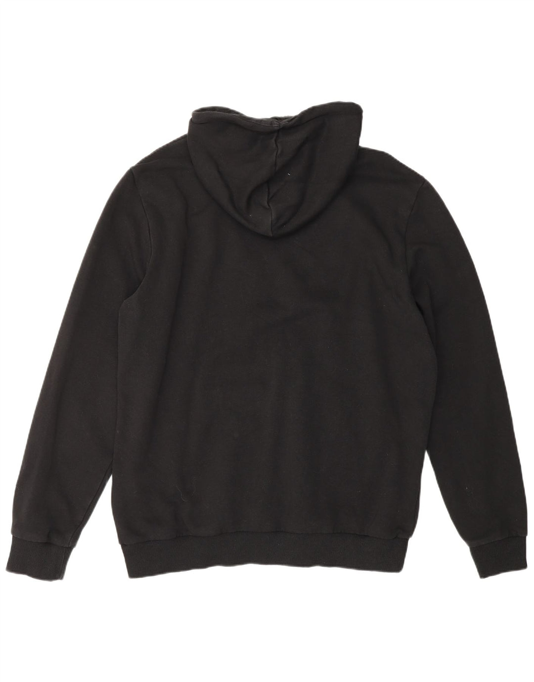 PUMA Grafisk hættetrøje til mænd, stor sort bomuld