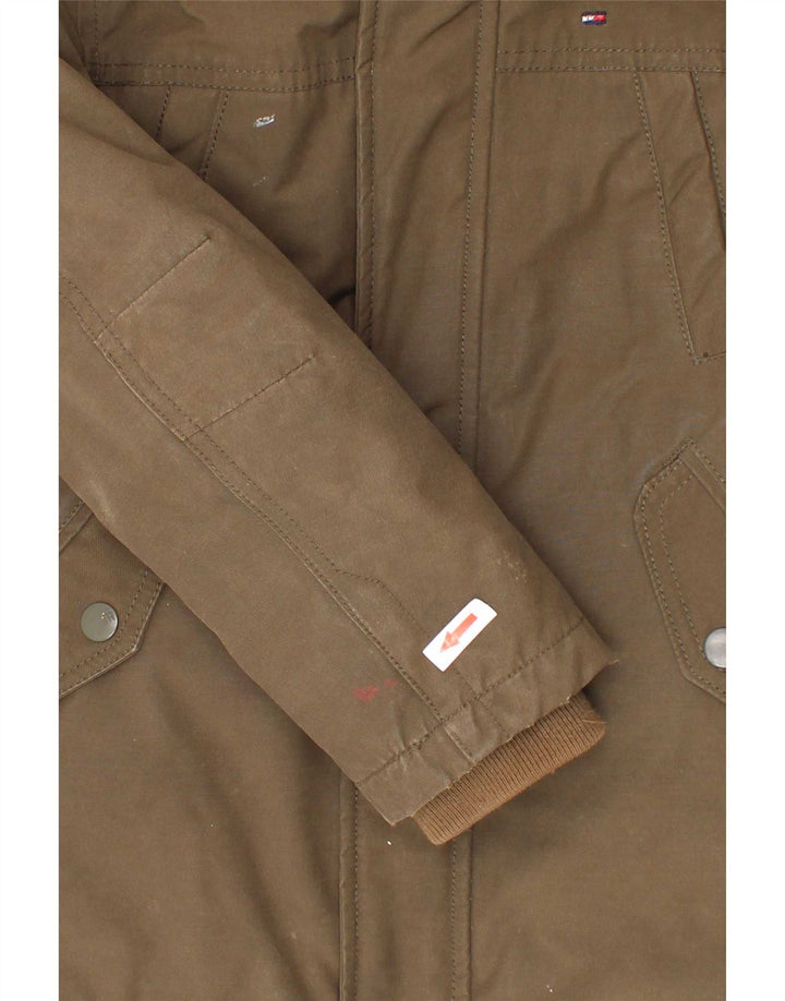 Tommy Hilfiger drenge hættejakke parka 5-6 år Khaki Polyester