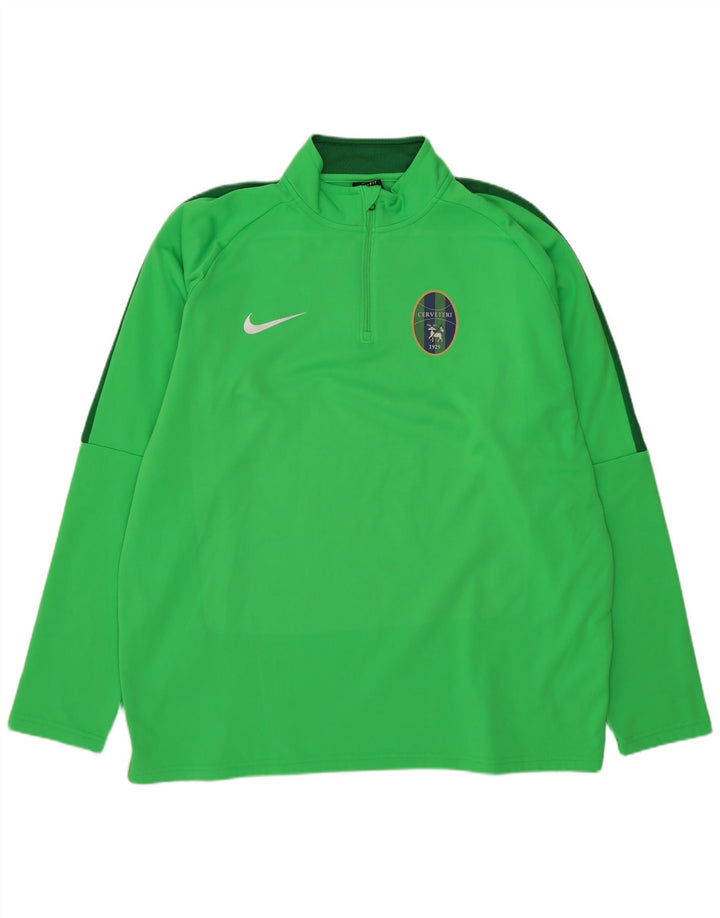 Nike Herre Cerveteri Grafisk Pullover Træningsdragt Top XL Grøn Colourblock