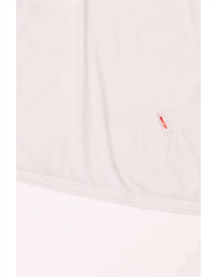 Kappa Boys Grafisk T-Shirt Top 9-10 År Hvid Polyester