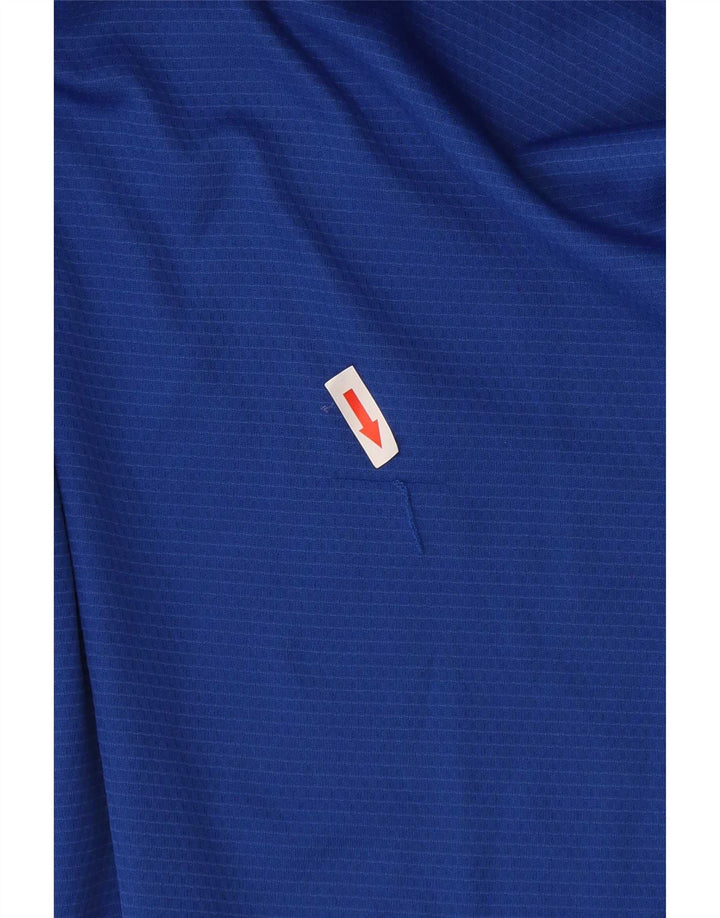 Adidas Herre T-Shirt Top Stor Blå Polyester