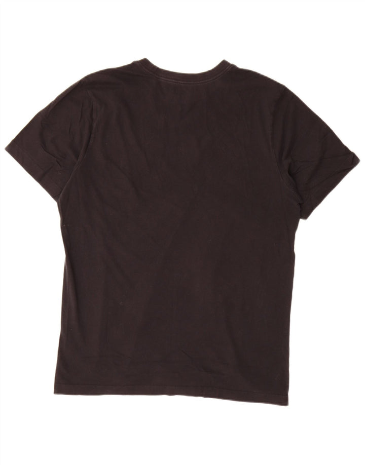 Nike Herre grafisk T-shirt Top Medium Sort Bomuld