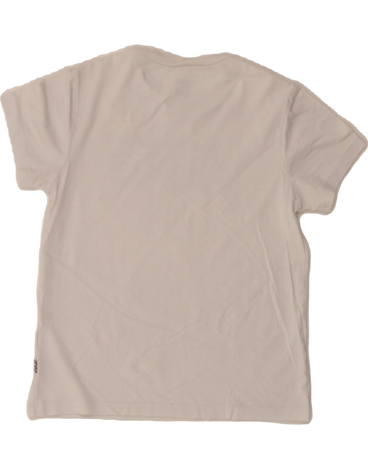 VANS Womens Graphic T-Shirt Top UK 6 XS White Vintage Vans and Second-Hand Vans from Messina Hembry 
