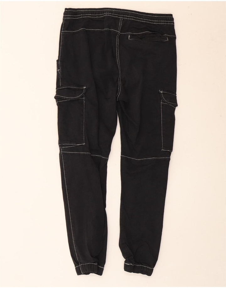 Zara Herre Joggers Cargo Bukser Medium W31 L26 Marineblå Bomuld