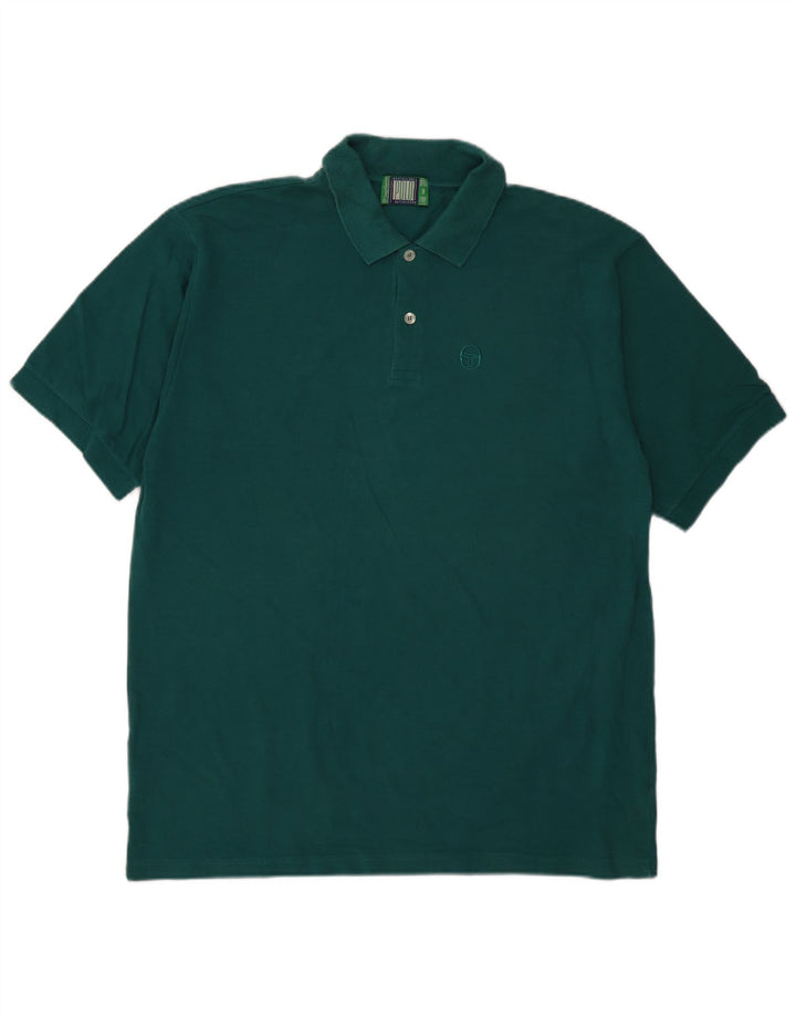 Sergio Tacchini Herre poloshirt Stor grøn bomuld