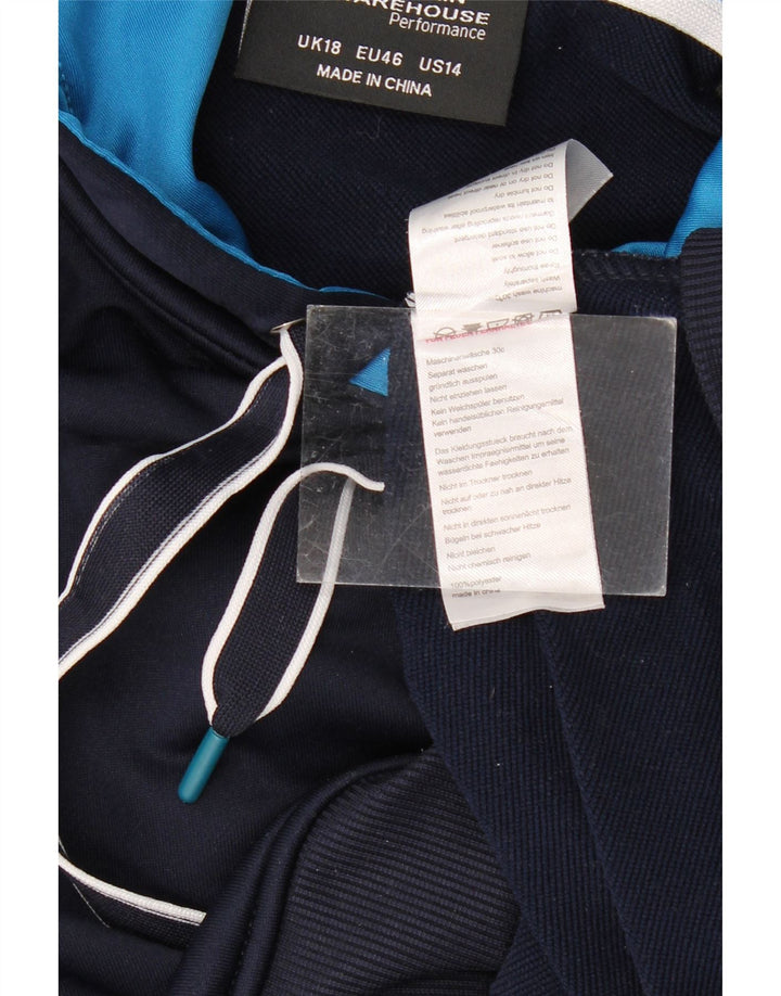 MOUNTAIN WAREHOUSE Dame Hættetrøje Jumper UK 18 XL Marineblå Polyester