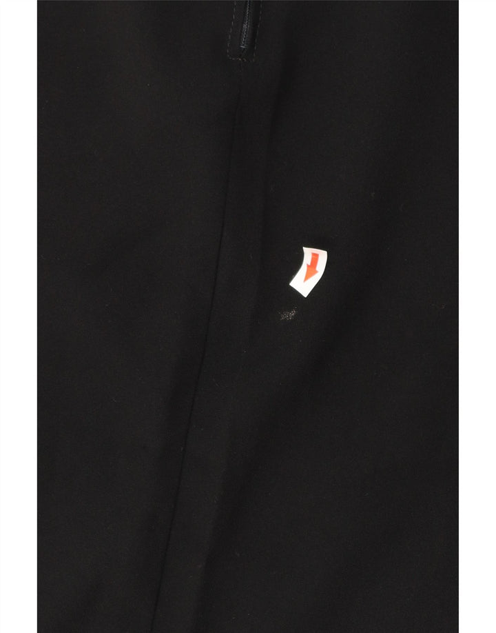 Benetton Dame Midi Nederdel IT 44 Medium W28 Sort Polyester