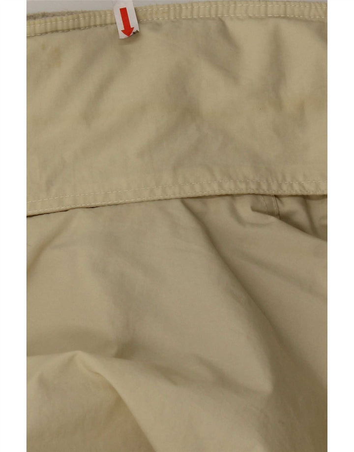 Slam Herre Hooded Bomber Jacket UK 44 2XL Off White Nylon