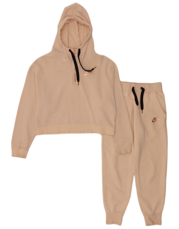 Nike Dame Hooded Relaxed Fit Fuld træningsdragt UK 10 Small Pink Sports
