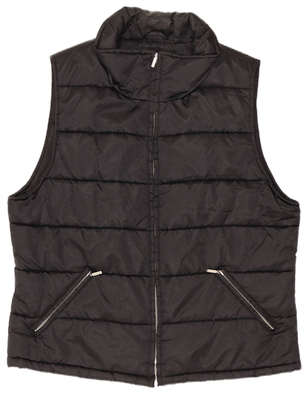 Fusion Womens Polstret Gilet UK 18 XL Sort Nylon