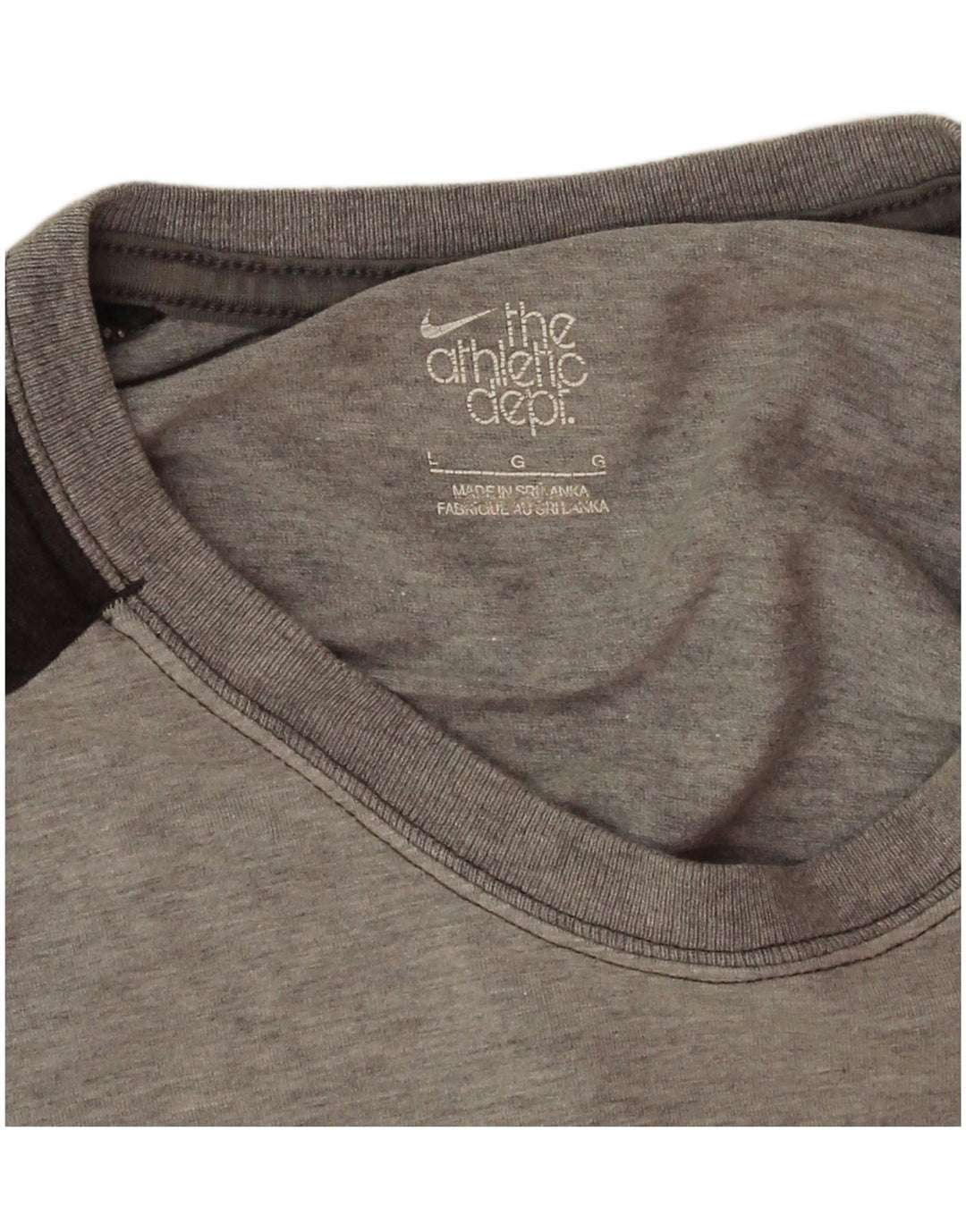 Nike Herre grafisk T-shirt Top Stor grå Colourblock Bomuld