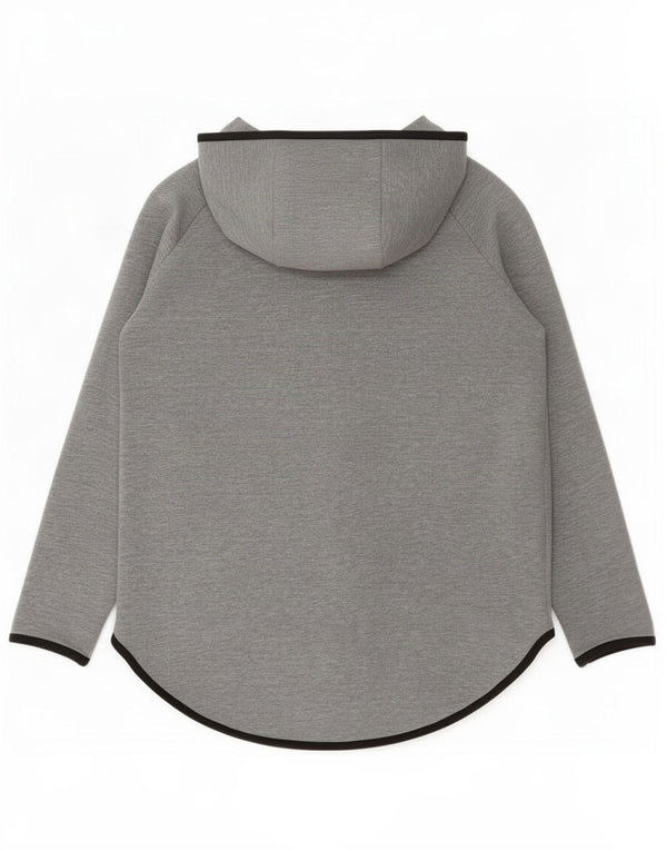 Zara Dame Trafaluc Hættetrøje Sweater UK 14 Medium Grey Flecked Polyester
