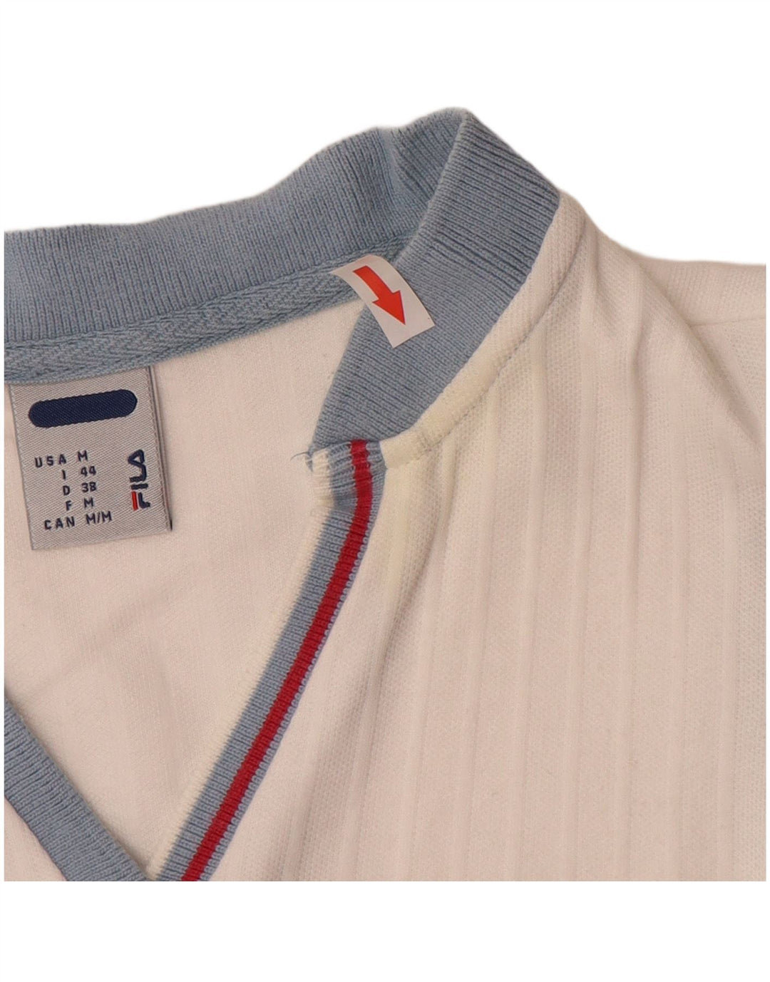 Fila Damevest Top IT 44 Medium Hvid Bomuld