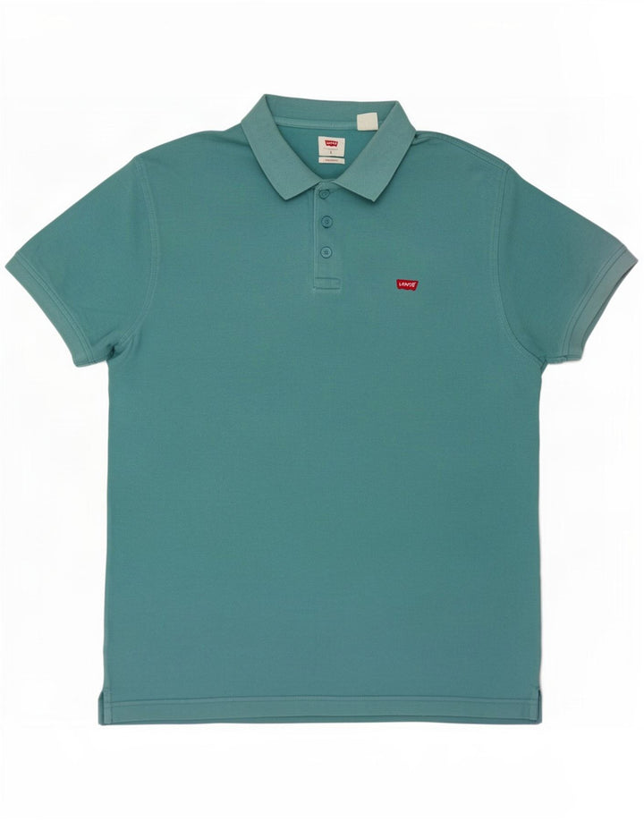 Levi's Standard poloshirt til mænd, stor blå bomuld