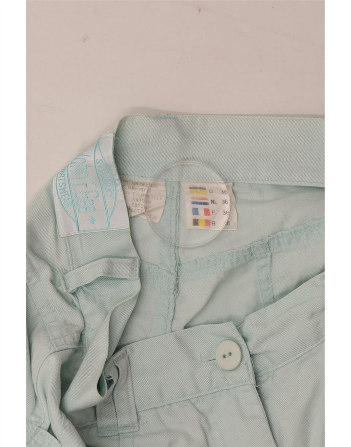 John F Gee Dame Mini-nederdel EU 36 Small W26 Blue Cotton
