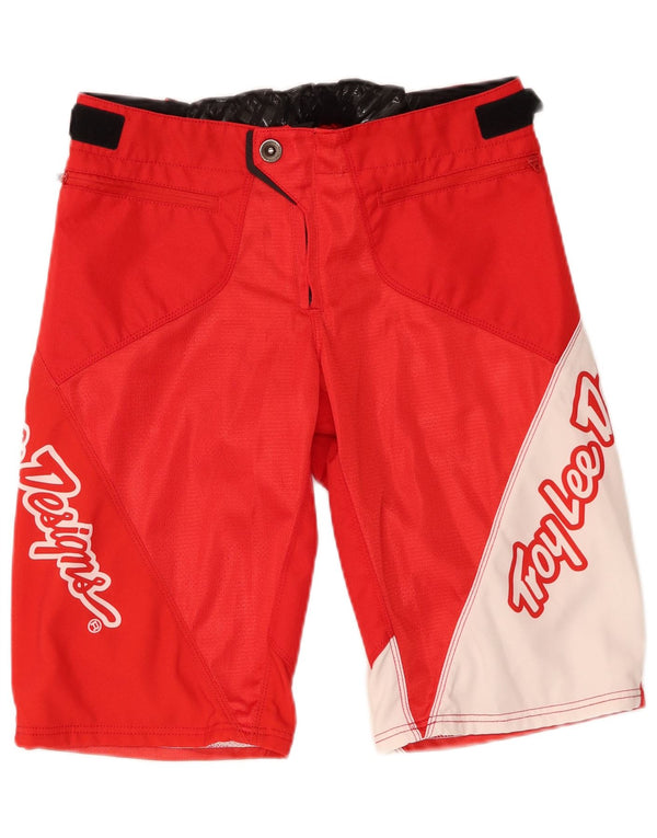 Troy Lee Designs Herre Motorstyle Grafiske Shorts Medium W32 Rød Colourblock