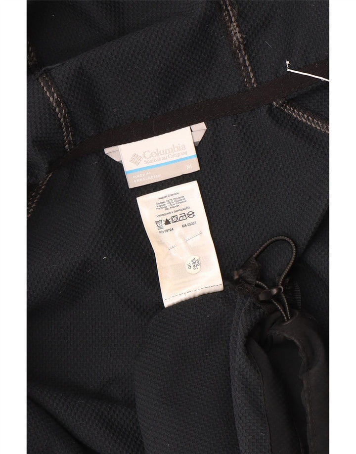 Columbia Regnjakke med hætte til mænd UK 38 Medium Sort Polyester