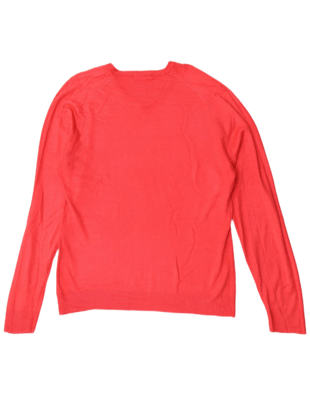 Marks & Spencer Herre Autograph V-hals trøje Sweater Stor Rød Akryl