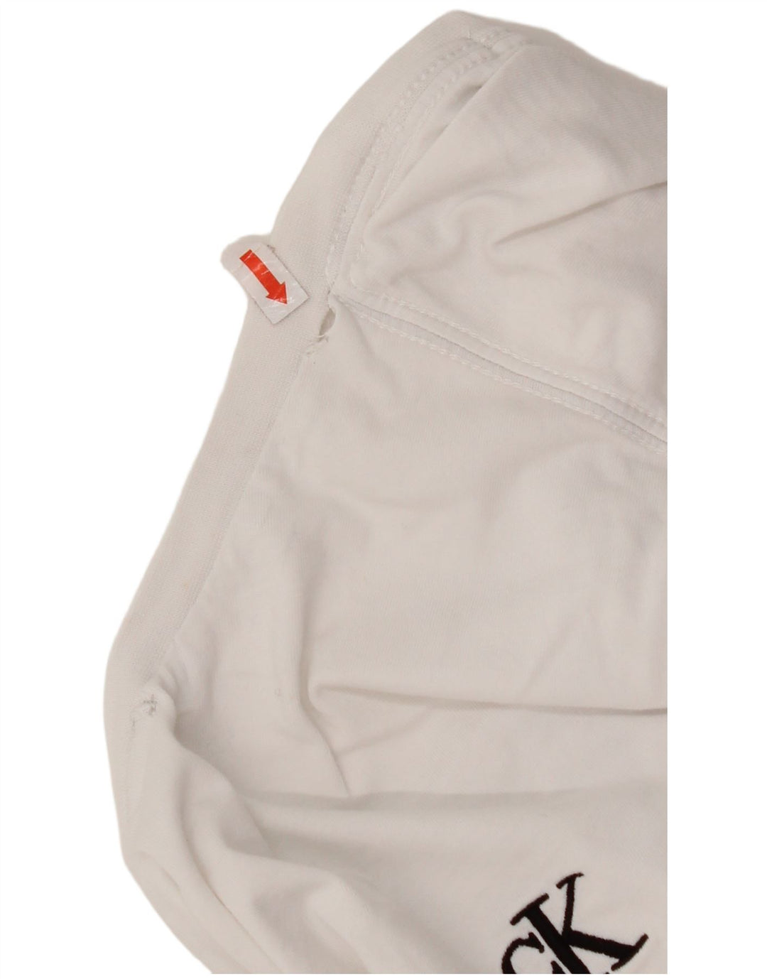 CALVIN KLEIN Dame T-Shirt Top UK 14 Medium White