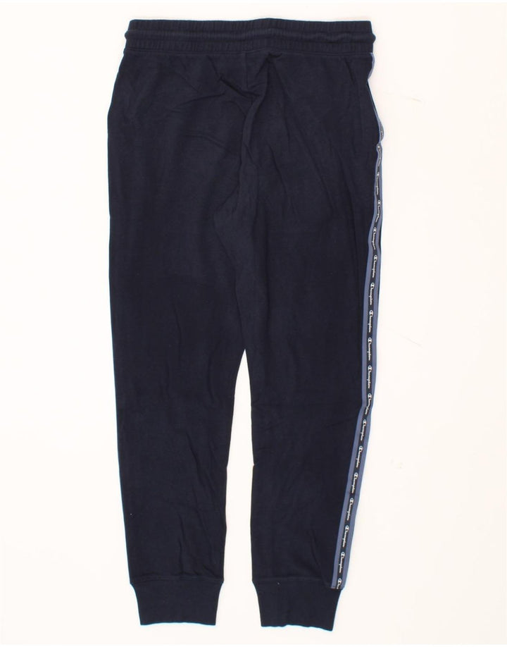 CHAMPION Mens Tracksuit Trousers Joggers Small  Navy Blue Cotton Vintage Champion and Second-Hand Champion from Messina Hembry 