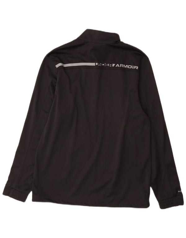 Under Armour Herre Cold Gear Grafisk Pullover Træningsdragt Top Medium Sort
