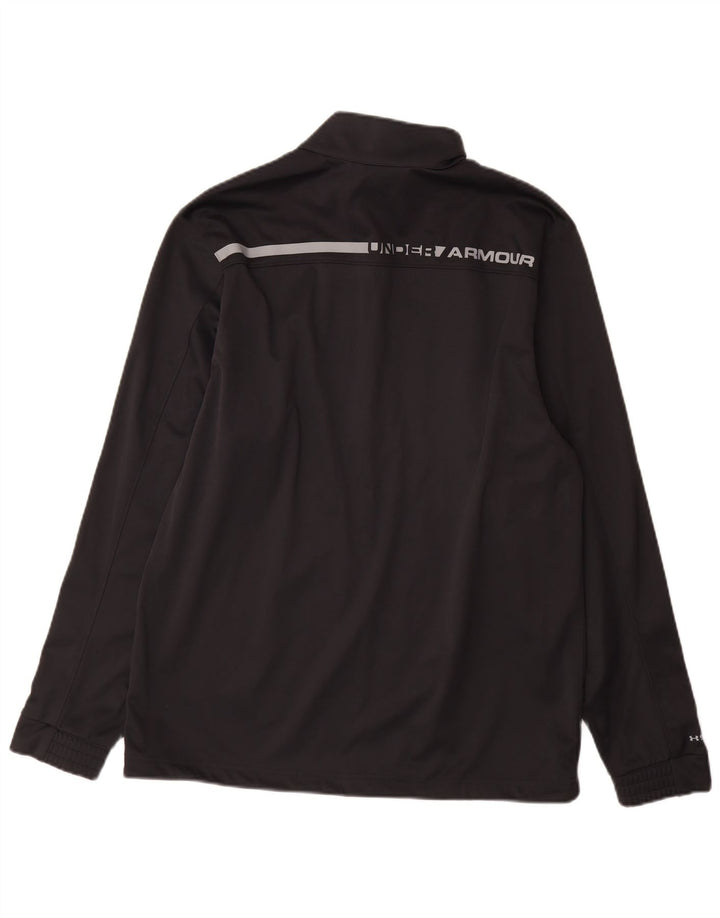 Under Armour Herre Cold Gear Grafisk Pullover Træningsdragt Top Medium Sort