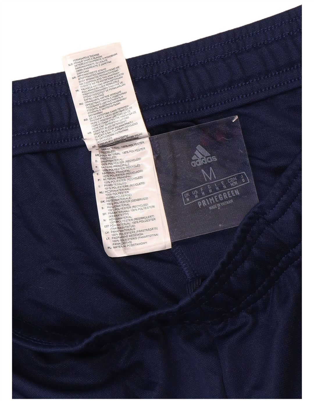 ADIDAS Mens Aeroready Tracksuit Trousers Medium  Navy Blue Polyester