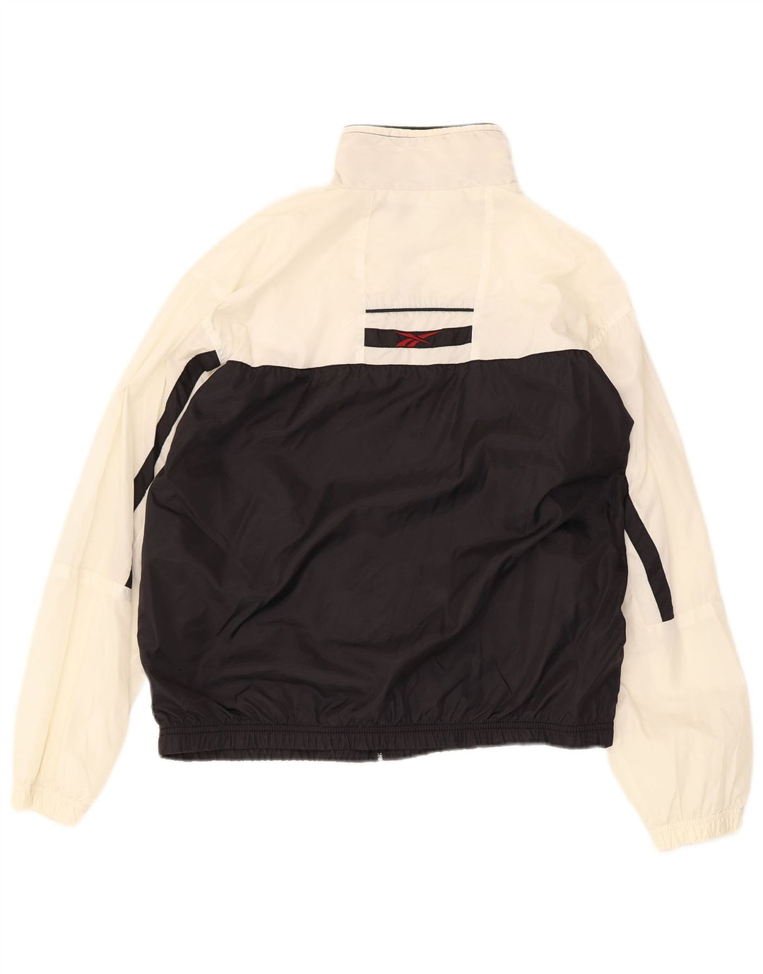 Reebok træningsdragt topjakke til kvinder UK 12 Medium White Colourblock