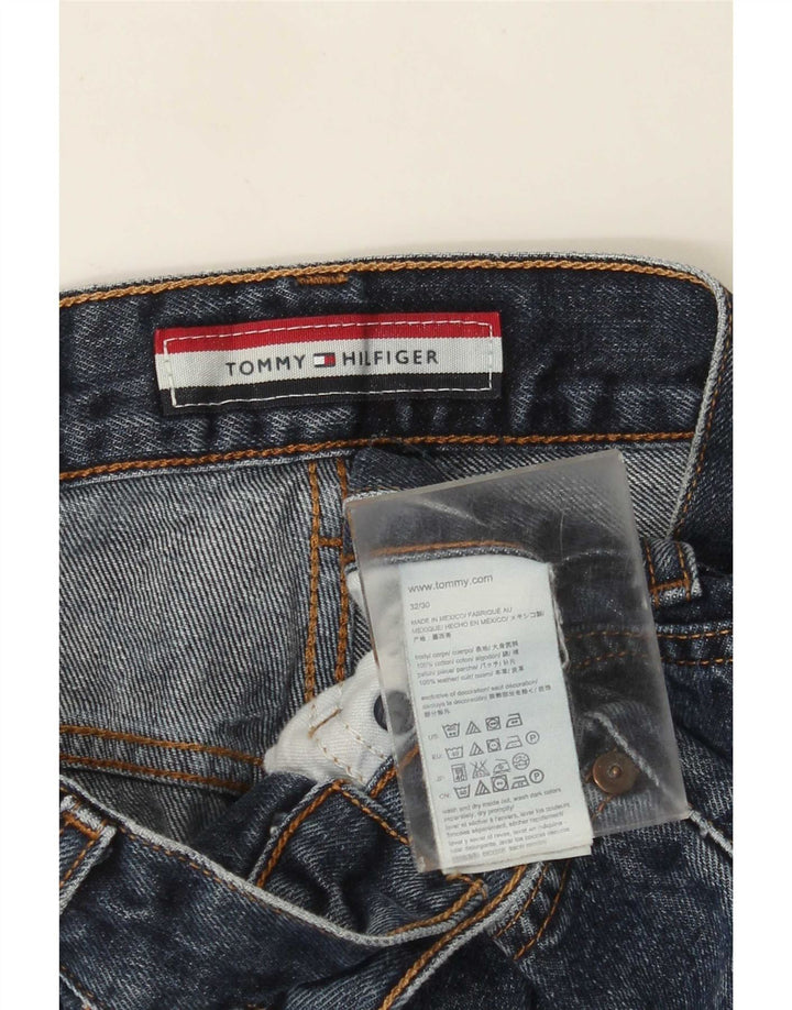 Tommy Hilfiger Herre Straight Jeans W32 L30 Blå Bomuld